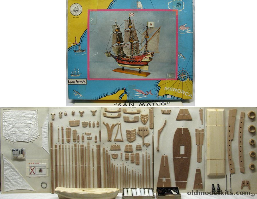 Constructo Galeon San Mateo (Spanish Galleon) - Highly Prefabricated Wooden Ship Kit plastic model kit